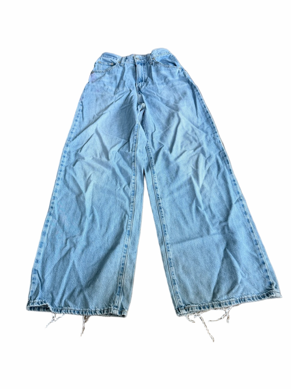 Levi's Light Blue Wide-Leg High-Rise Jeans